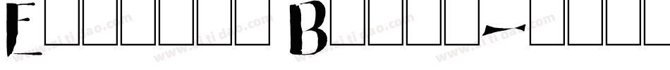 Eastern Brush字体转换